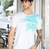 Mens Printed Round Neck T-Shirt