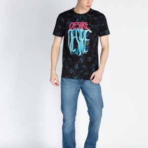 Mens All Over Printed Round Neck T-Shirt
