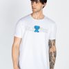 Mens Front & Back Printed Round Neck T-Shirt
