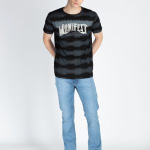 Mens All Over Printed Round Neck T-Shirt