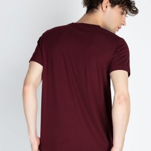Mens Front Printed Round Neck T-Shirt