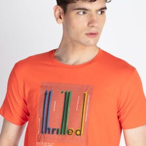 Mens Printed Round Neck T-Shirt