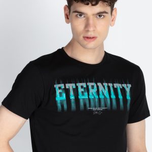 Mens Printed Round Neck T-Shirt