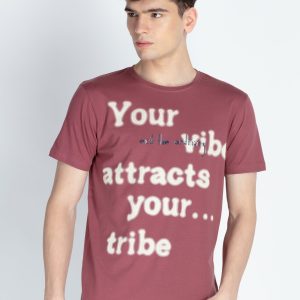 Mens All Over Printed Round Neck T-Shirt