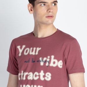 Mens All Over Printed Round Neck T-Shirt