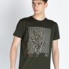 Mens Printed Round Neck T-Shirt