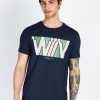 Mens Printed Round Neck T-Shirt