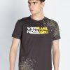 Mens Printed Round Neck T-Shirt