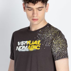 Mens Printed Round Neck T-Shirt