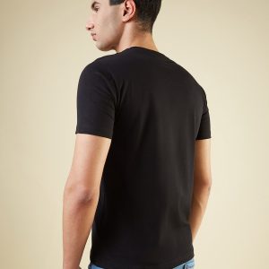 Status Quo Men'S Chest Typography Printed Round Neck Half Sleeves Regular Fit Tshirt