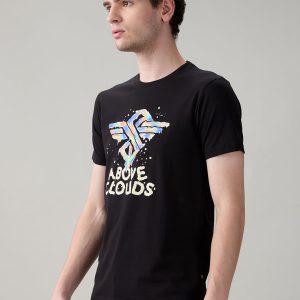Status Quo Men'S Cotton Half Sleeves T-Shirt With Bold Graphic & Typography Print