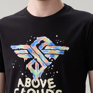 Status Quo Men'S Cotton Half Sleeves T-Shirt With Bold Graphic & Typography Print