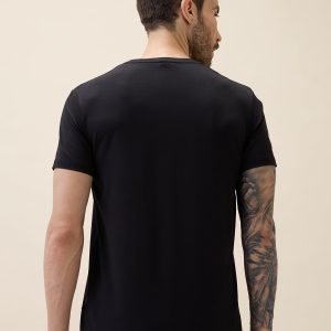 Status Quo Men'S Printed Round Neck Half Sleeves Regular Fit Tshirt