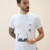 Status Quo Men'S Solid Round Neck Half Sleeves Regular Fit Tshirt