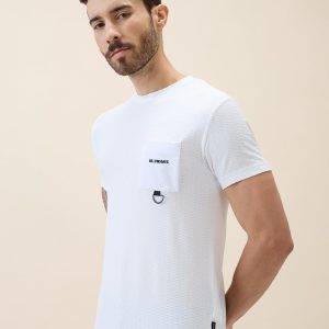 Status Quo Men'S Solid Round Neck Half Sleeves Regular Fit Tshirt