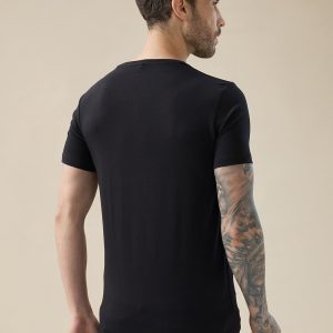 Status Quo Men'S Chest Rubberized Graphic Print Round Neck Half Sleeve Regular Fit T-Shirt