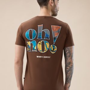 Status Quo Men'S Chest & Back Typography Print Round Neck Half Sleeves Regular Fit T-Shirt