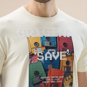 Status Quo Men'S Graphic And Typography Print Round Neck Regular Fit T-Shirt