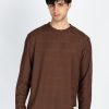 Mens Solid Round Neck Full Sleeve T-Shirt