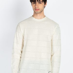 Mens Solid Round Neck Full Sleeve T-Shirt