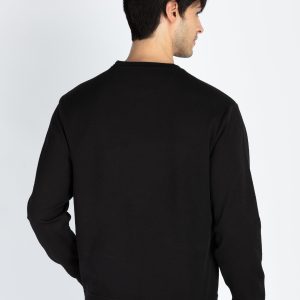 Mens Colorblocked Round Neck Full Sleeve T-Shirt