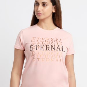 Status Quo Womens Printed Round Neck T-Shirt