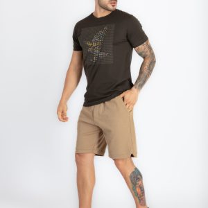 Status Quo Mens Solid Regular Fit Shorts