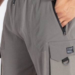 Status Quo Mens Solid Regular Fit Shorts