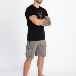 Status Quo Mens Solid Regular Fit Shorts