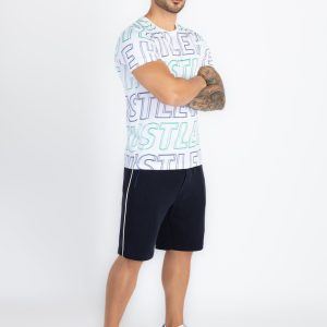 Status Quo Mens Solid Regular Fit Shorts