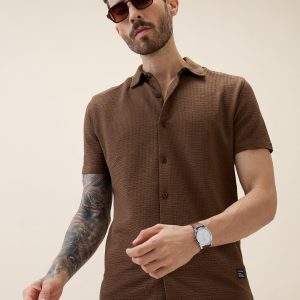 Status Quo Chest Striped Regular Fit Polo Tshirt