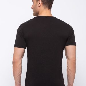 Mens Solid V Neck T-Shirt