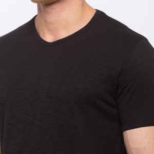 Mens Solid V Neck T-Shirt