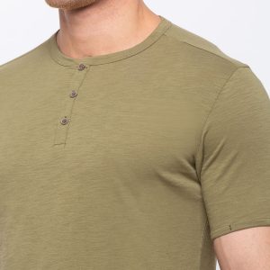 Status Quo Mens Solid V-Neck T-Shirt