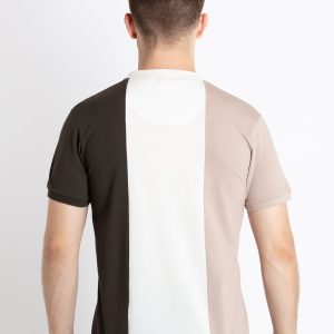 Mens Colorblocked Polo T-Shirt