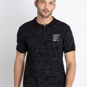Mens All Over Printed Polo T-Shirt
