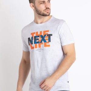 Mens Printed Round Neck T-Shirt