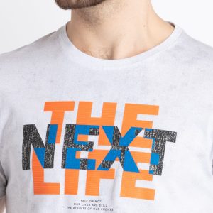 Mens Printed Round Neck T-Shirt