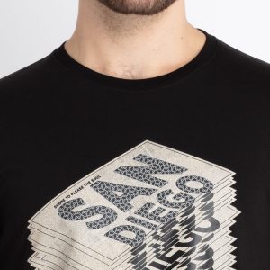 Mens Printed Round Neck T-Shirt