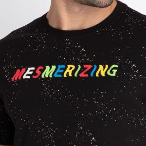 Mens All Over Print Round Neck T-Shirt
