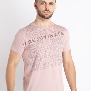 Mens Printed Round Neck T-Shirt
