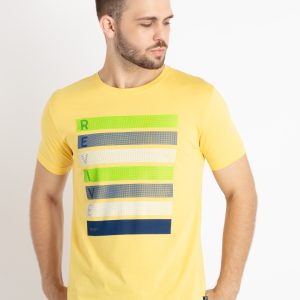 Mens Printed Round Neck T-Shirt