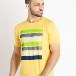 Mens Printed Round Neck T-Shirt