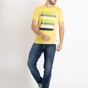 Mens Printed Round Neck T-Shirt