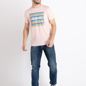 Mens Printed Round Neck T-Shirt