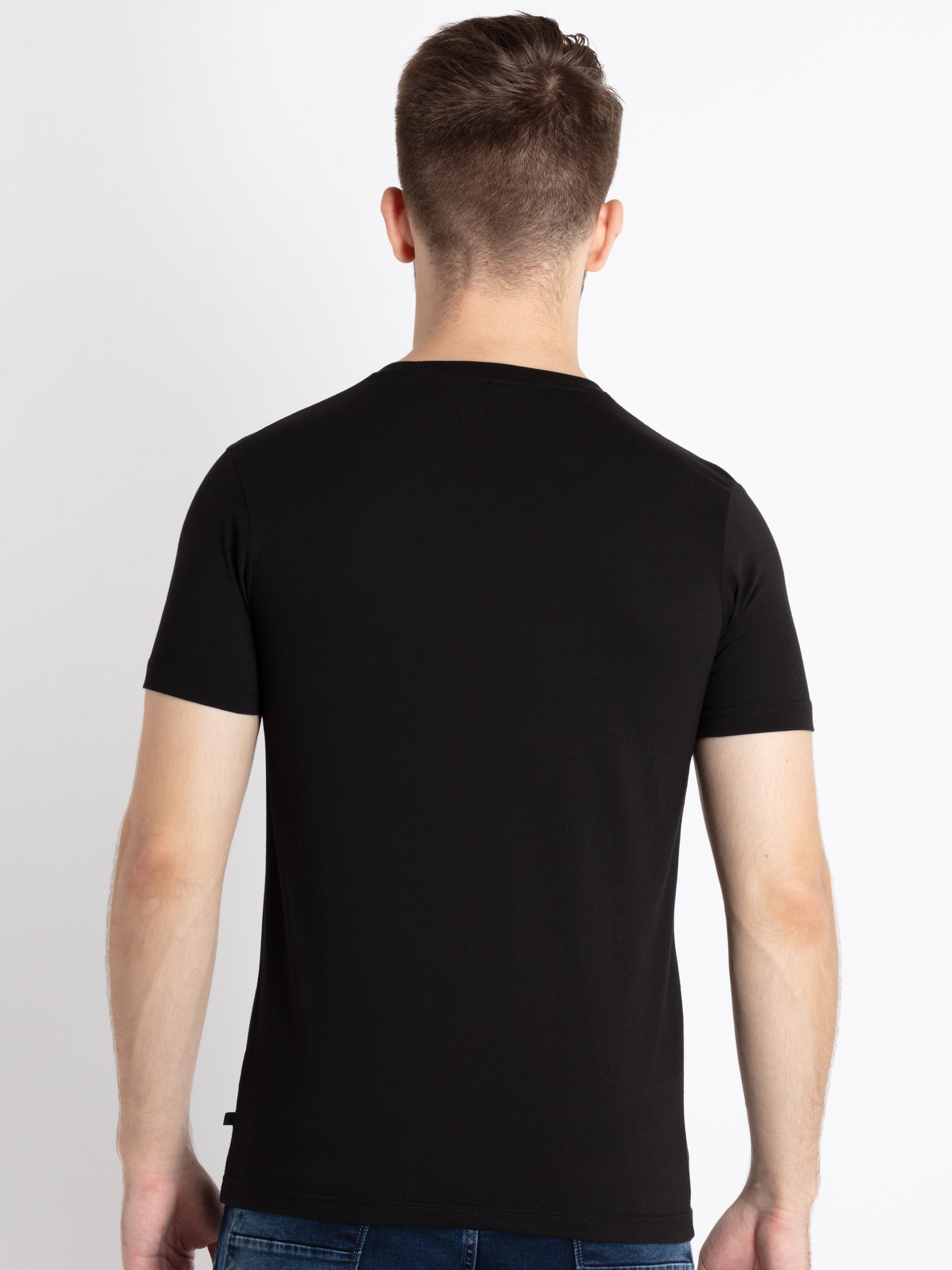 Mens Printed Round Neck T-Shirt