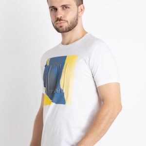 Mens Printed Round Neck T-Shirt