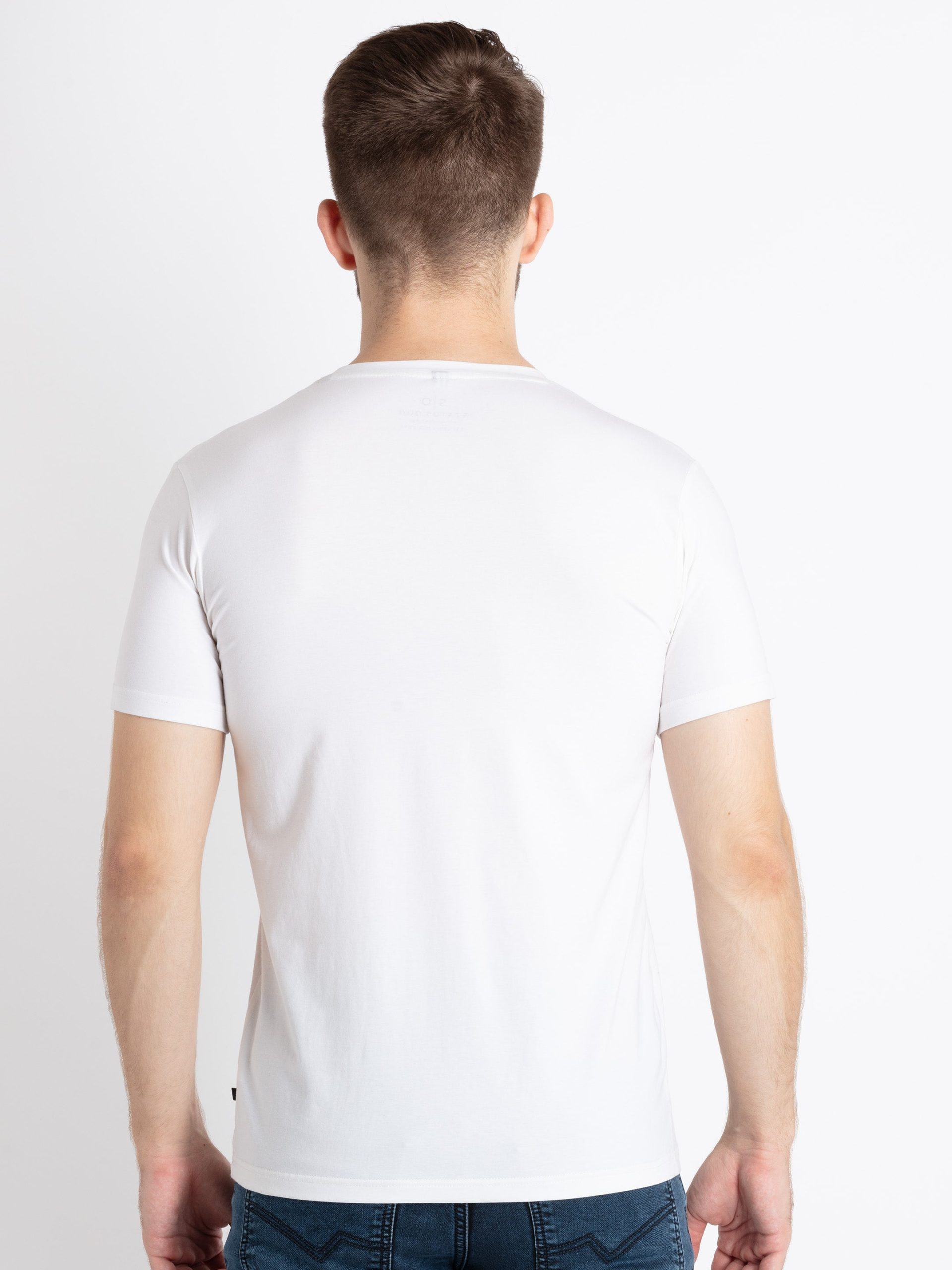 Mens Printed Round Neck T-Shirt