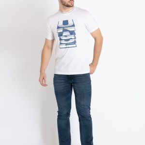 Mens Printed Round Neck T-Shirt