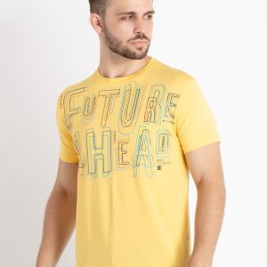 Mens Printed Round Neck T-Shirt